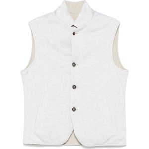 Eleventy, Heren, Jassen, Grijs, Maat: XL Wol,