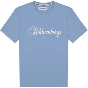 Bikkembergs, Heren, Tops, Blauw, Maat: XL Katoen,