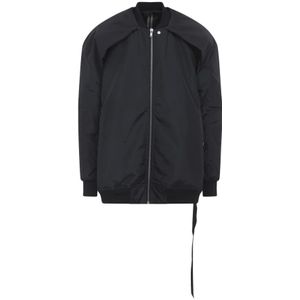 Rick Owens, Heren, Jassen, Zwart, Maat: S Polyamide,