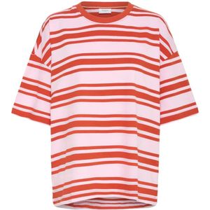 Saint Tropez, Dames, Tops, Veelkleurig, Maat: L Katoen,