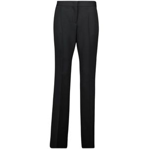 Moschino, Dames, Broeken, Zwart, Maat: XS Wol,