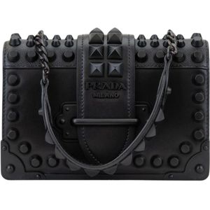 Prada, Dames, Tassen, Zwart, Maat: ONE Size Zijde,