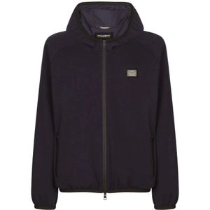 Dolce & Gabbana, Heren, Jassen, Blauw, Maat: L Katoen,
