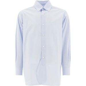 Kaptain Sunshine, Heren, Overhemden, Blauw, Maat: 2XL Katoen,