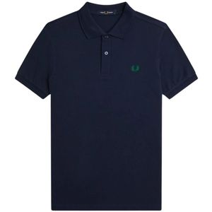 Fred Perry, Heren, Tops, Blauw, Maat: S Katoen,