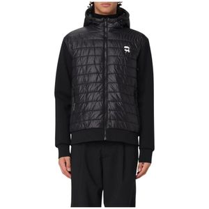 Karl Lagerfeld, Heren, Jassen, Zwart, Maat: XL