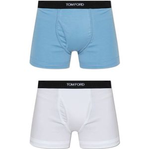 Tom Ford, Heren, Ondergoed, Blauw, Maat: XS Katoen,