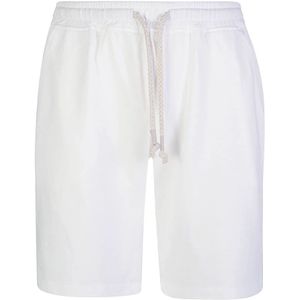 Eleventy, Heren, Korte broeken, Wit, Maat: M Katoen,