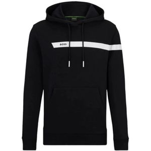 Hugo, Heren, Sweatshirts & Hoodies, Zwart, Maat: M Katoen,