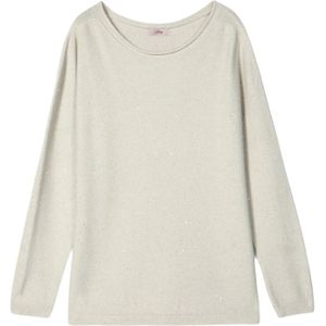 Oltre, Dames, Truien, Beige, Maat: S/M Nylon,