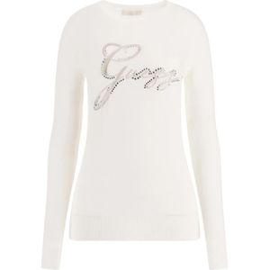 Guess, Dames, Truien, Beige, Maat: M Viscose,