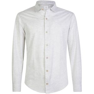 Eleventy, Heren, Overhemden, Grijs, Maat: S Katoen,