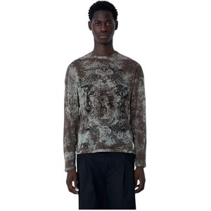 Jean Paul Gaultier, Heren, Tops, Beige, Maat: L Polyamide,