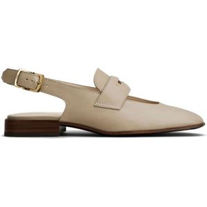 Tod's, Dames, Schoenen, Beige, Maat: 39 1/2 EU Leer,