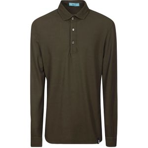 Drumohr, Heren, Tops, Bruin, Maat: L Katoen,