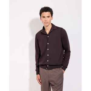 Filippo De Laurentiis, Heren, Truien, Bruin, Maat: 3XL Wol,