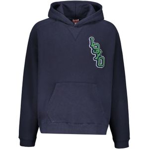 Kenzo, Heren, Sweatshirts & Hoodies, Blauw, Maat: M Katoen,