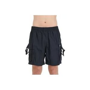 Nike Cargo Beach Shorts Zwart , Black , Heren , Maat: L