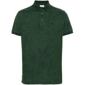 Etro, Heren, Tops, Groen, Maat: 3XL Katoen,