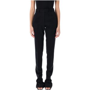 The Attico, Dames, Broeken, Zwart, Maat: XS Wol,