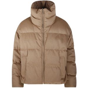 Max Mara, Dames, Jassen, Bruin, Maat: S Taf,