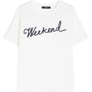 Weekend Max Mara - Olga T-Shirt - Dames - Wit - Katoen
