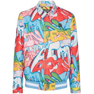 Philipp Plein, Heren, Jassen, Veelkleurig, Maat: 2XL Katoen,