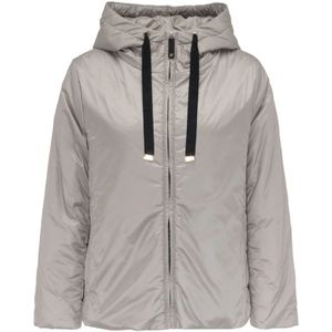 Max Mara, Dames, Jassen, Grijs, Maat: S Zijde,