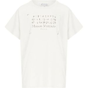 Maison Margiela, Dames, Tops, Wit, Maat: S Jersey,