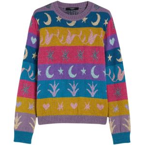 Max Mara, Dames, Truien, Veelkleurig, Maat: XS Wol,