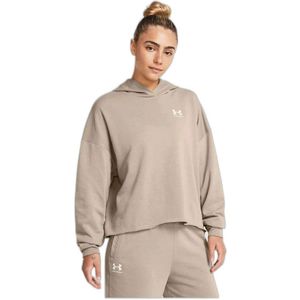 Under Armour, Dames, Sweatshirts & Hoodies, Beige, Maat: M Katoen,