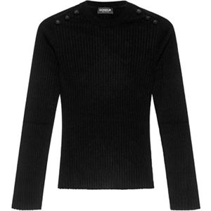 Dondup - Gebreide Trui - Zwart - Viscose