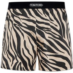 Tom Ford, Heren, Ondergoed, Beige, Maat: XS Zijde,