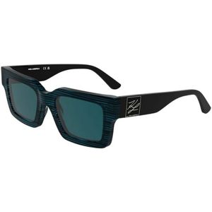 Karl Lagerfeld - KL6182S 422 - Zonnebril - Acetato - Blauw - Squadrata