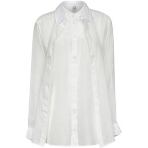 TotêMe, Dames, Blouses & Shirts, Wit, Maat: XS