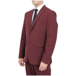 Selected Homme, Heren, Pakken, Rood, Maat: L Viscose,