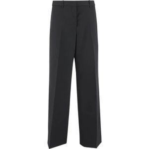 Jil Sander, Dames, Broeken, Zwart, Maat: XS