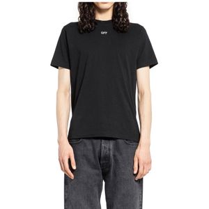 Off White, Heren, Tops, Zwart, Maat: XS