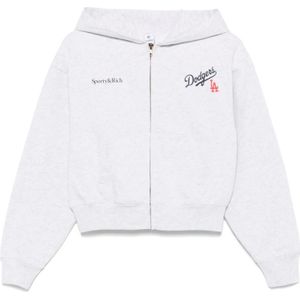 Sporty & Rich, Dames, Sweatshirts & Hoodies, Grijs, Maat: L