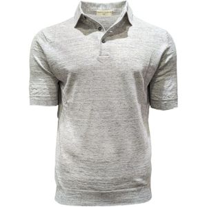 Filippo De Laurentiis, Heren, Tops, Grijs, Maat: 2XL Linnen,