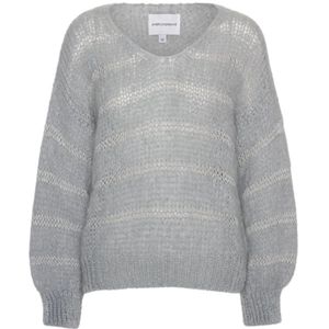 Americandreams, Dames, Truien, Grijs, Maat: M Wol,