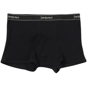 Saint Laurent, Heren, Ondergoed, Zwart, Maat: S Katoen,