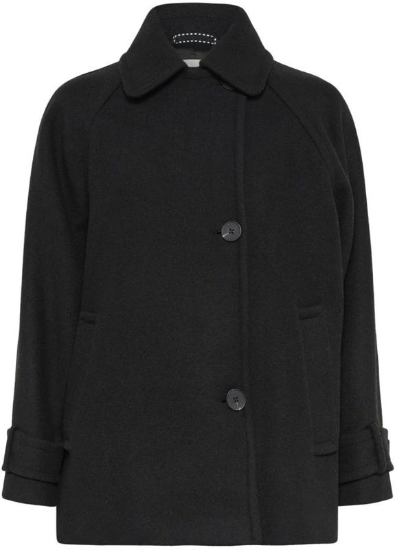 InWear - Enkellange Jas - Zwart - Dames