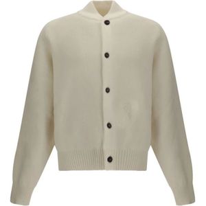 Jacquemus, Heren, Truien, Beige, Maat: S Wol,