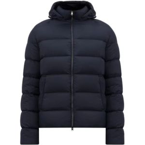 Herno, Heren, Jassen, Blauw, Maat: 2XL Nylon,