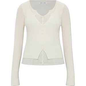 Samsøe Samsøe, Dames, Truien, Beige, Maat: M Wol,