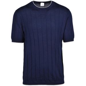 Eleventy, Heren, Truien, Blauw, Maat: XL Wol,