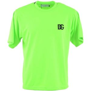 Dolce & Gabbana, Heren, Tops, Groen, Maat: XS