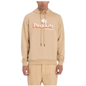 Iceberg, Heren, Sweatshirts & Hoodies, Beige, Maat: L Katoen,