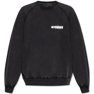 Misbhv, Heren, Sweatshirts & Hoodies, Zwart, Maat: XS Katoen,